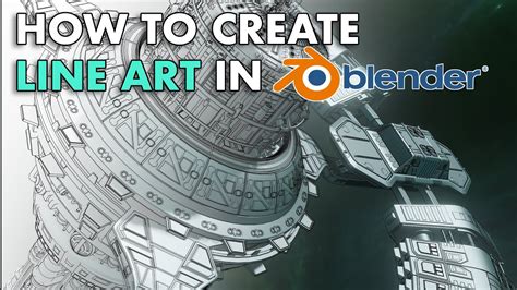 How To Create Line Art In Blender Youtube