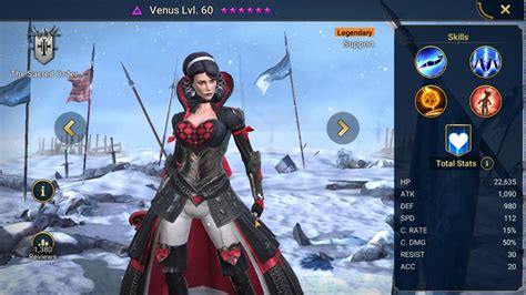 Raid Shadow Legends Hero Showcase Venus Lv 60 YouTube