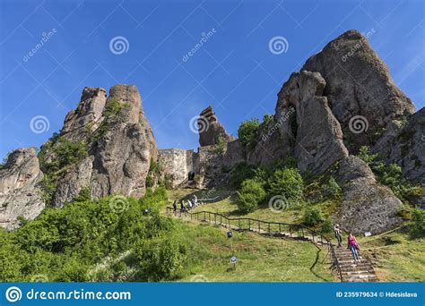 Ruinen Der Mittelalterlichen Burg Belogradchik Bekannt Als Kaleto