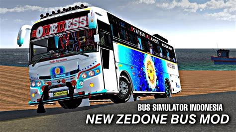 New Kerala Zedone Tourist Bus Mod Released For Bus Simulator Indonesia