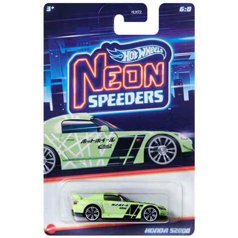 Игрушечная машинка Hot Wheels Коллекция NEON Speeders модель HONDA S2000 масштаб 1 64