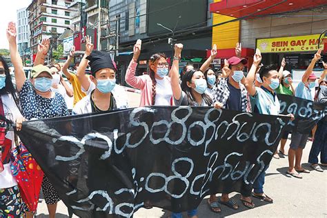 緬甸示威者持續抗爭 軍政府再鎮壓 ─時事─國際新聞 2021 5 4 ──財團法人國語日報社