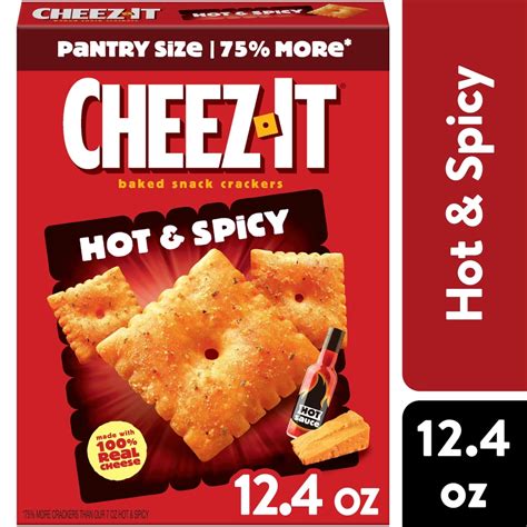 Cheez It Hot And Spicy Cheese Crackers Oz Ralphs