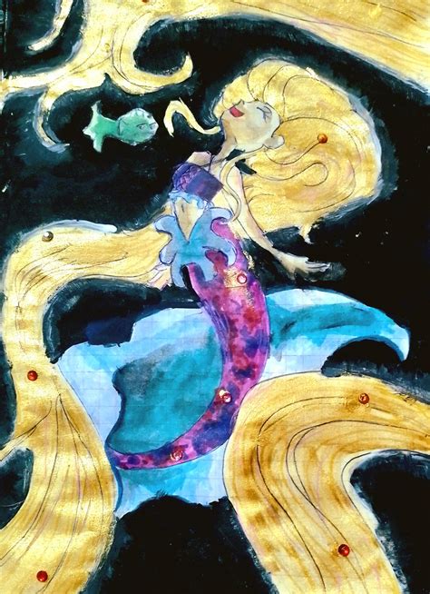 Rapunzel the mermaid by CaneaArt on DeviantArt