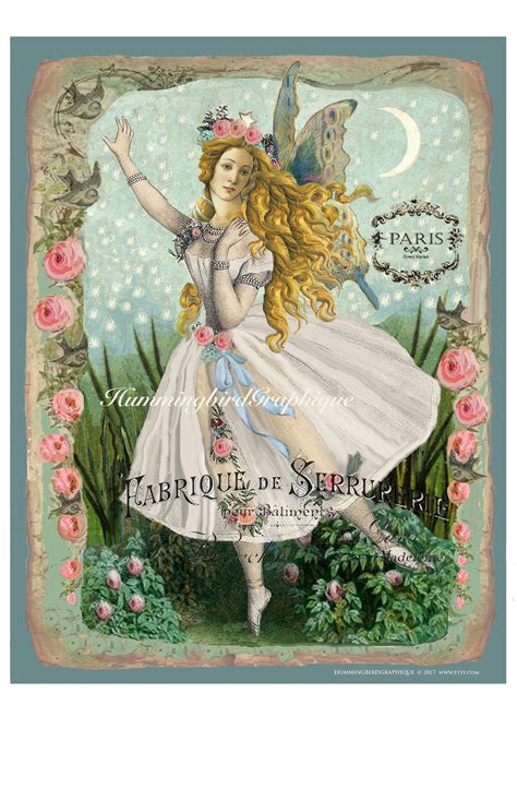 Victorian Fairies Clipart