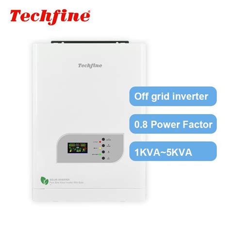 Techfine 5000va 48v Hybrid Pure Sine Wave Energy Hybrid Solar Inverter With Ce Power Inverter