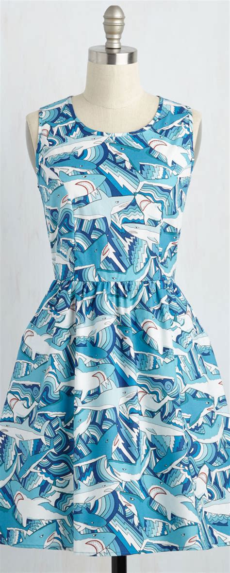 Shark Week Chic Dress With Images Shark Dress Shark Clothes