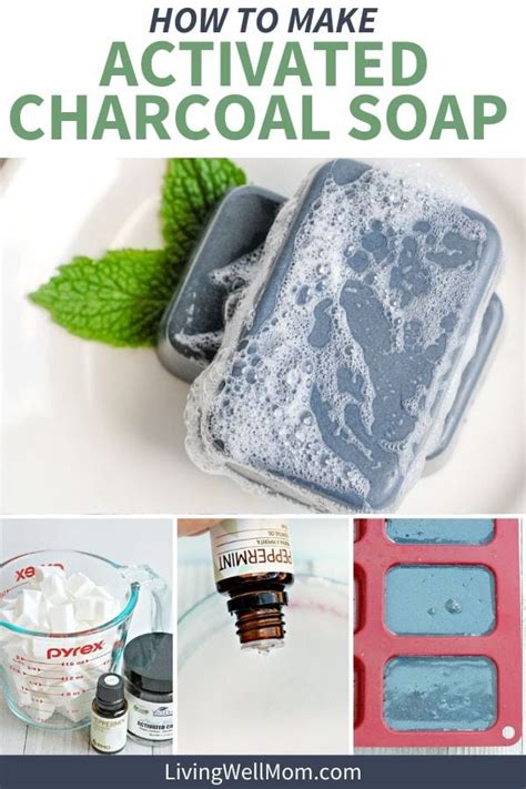 Easy Diy Charcoal Soap Bars With Peppermint Essential Oil