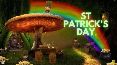 Magic Leprechaun Cafe In The Forest 🍀 Saint Patricks Day Ambience Asmr St Patricks Ambience