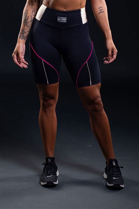 Kaisan Bermuda Cós Duas Cores e Vivo Preto Rosa Nude Ref K A