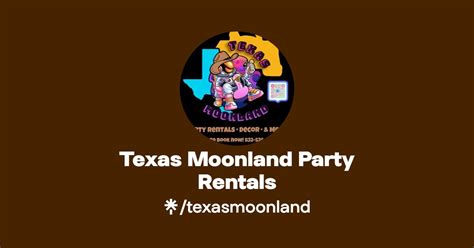 Texas Moonland Party Rentals Instagram Facebook Tiktok Linktree