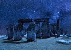 Stonehenge At Night Royalty Free Stock Image - Image: 28602916