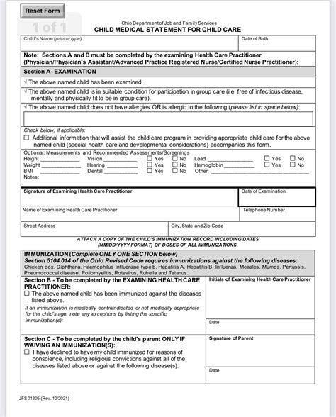 Form Oh Jfs Fill Online Printable Off