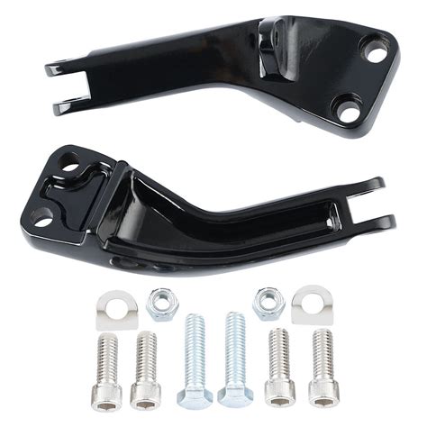 TCMT Passenger Foot Peg Mounting Brackets For Harley Dyna Wide Glide