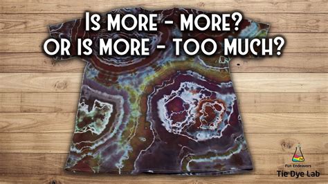 Tie Dye Pattern Muck Dyed Geode Using Only Happy Cat Tie Dye Colors