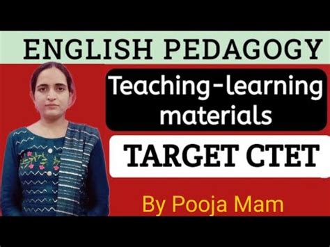 English Pedagogy Course Teaching Learning Materials Ctet Jan