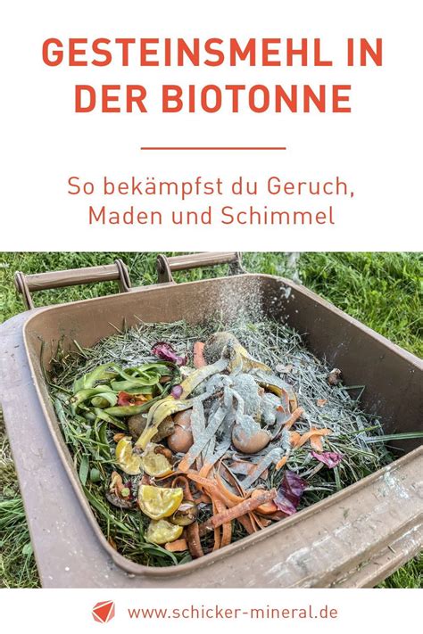 Vorteile Von Gesteinsmehl In Der Biotonne Tonne Bio Gartentipps