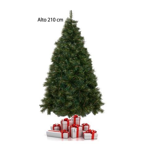 Albero Di Natale Pino Verde Folto Alto Cm Realistico Bricoshop