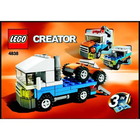 LEGO Mini Vehicles Set 4838 Instructions Brick Owl LEGO Marketplace