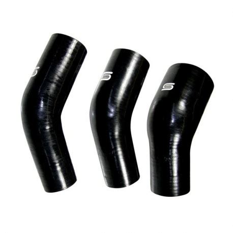 Coude Réducteur Silicone Silicon Hoses 63 51mm 45 Noir