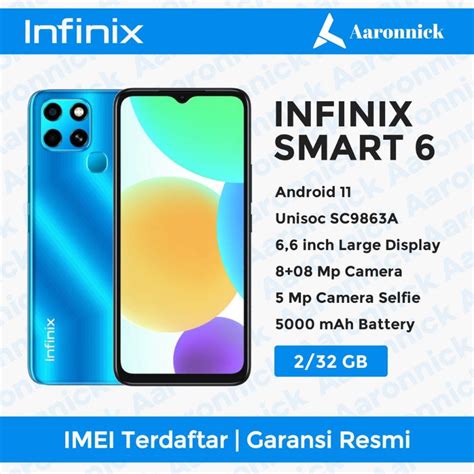 Jual Infinix Smart 6 2 32 Shopee Indonesia