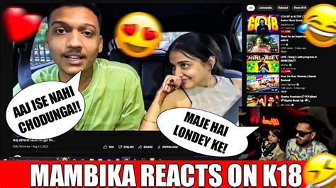 Mamba And Krutika Reacts On K18 Vlog KrutikaPlays 8bitMAMBA