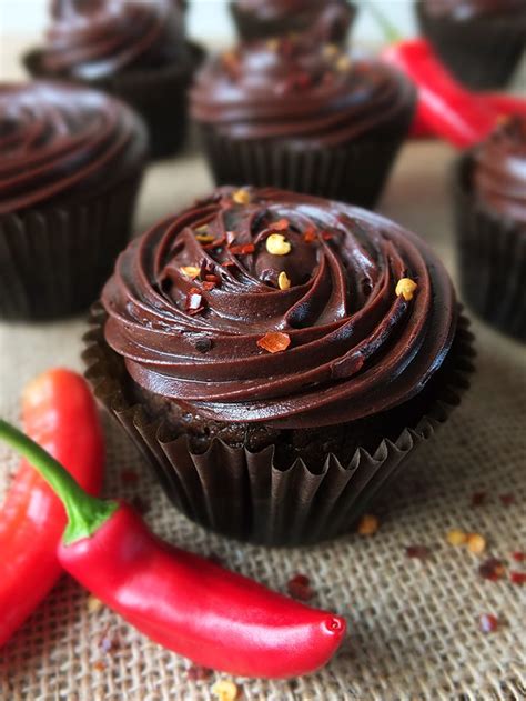 Chocolate And Chilli Cupcakes Recipe Cupcake Recipes Chocolate