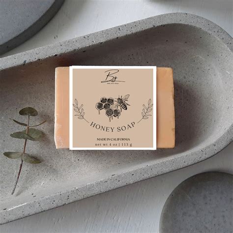 Editable Soap Wrapper Label Template For Canva Organic Etsy Canada