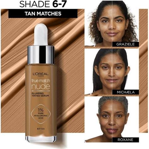 L Oreal Paris True Match Nude Plumping Tinted Serum Foundation Ml Brands U