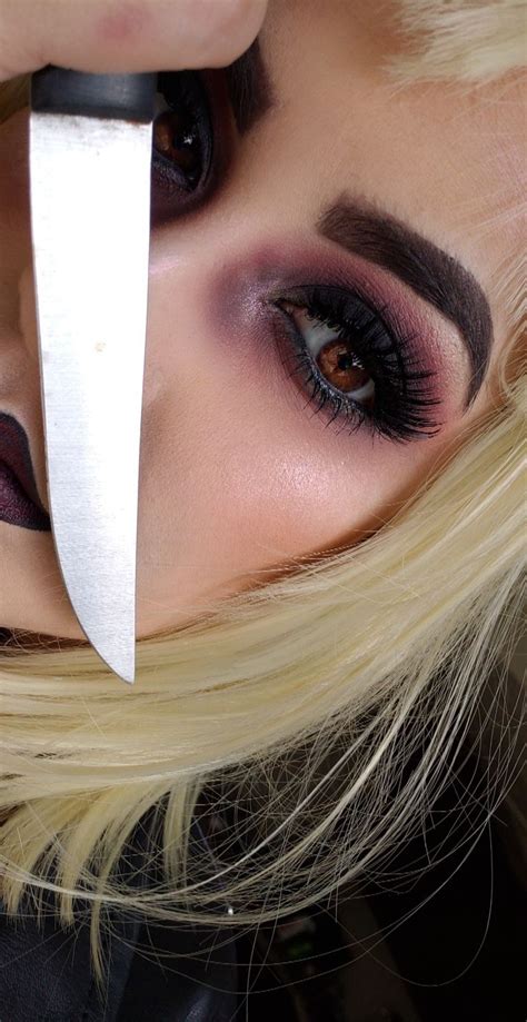 Halloween Makeup: Bride of Chucky Inspired Look