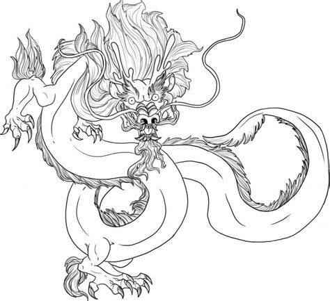 Scary Dragons Coloring Pages