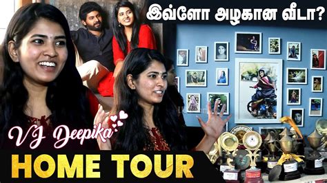 Vj Deepikas Home Tour Vlog Pandian Stores Aishwarya Youtube