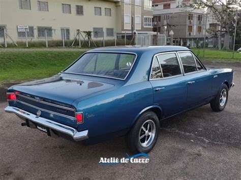 Ateli Do Carro Opala Azul Internacional Estilo Veb