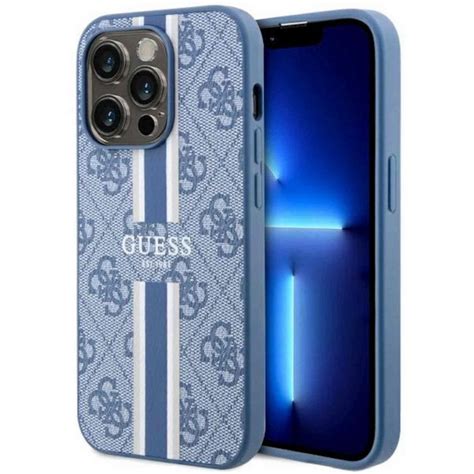 Guess Smartphone-Hülle Guess 4G Printed Stripes MagSafe Hülle Apple ...