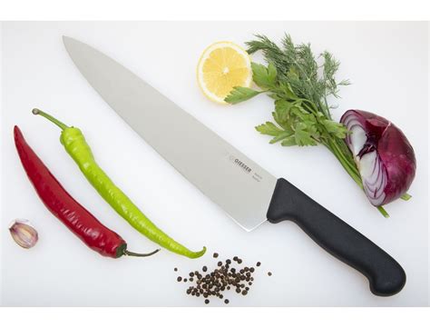 Профессиональный поварской шеф нож, 31 см, ручка TPE, Giesser. (8455 31)