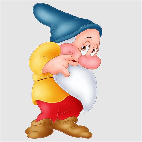 Pinto Colvig White Dwarf Gnome Sneezy Bashful Dopey Lawn Ornament