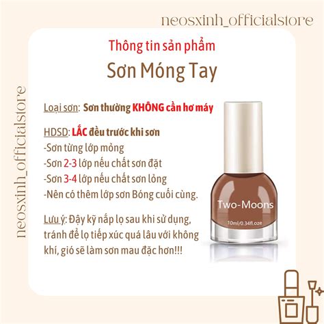 S N M Ng Tay Th Ch T Kh M U N C G O Nude H Ng T Nhi N Two Moons Ml Neosxinh Nails