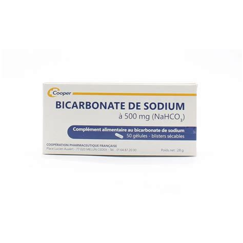 Cooper Bicarbonate De Sodium Mg Nahco G Lules