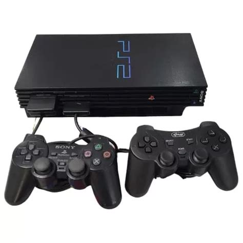 Video Game Sony Ps 2 Fat 02 Controles 01 Serie A Da Sony 01 Da