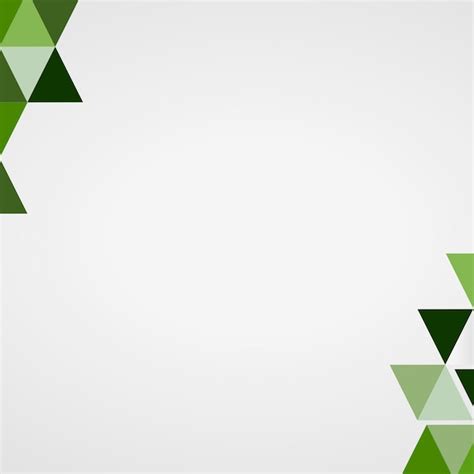 Free Vector | Green geometric frame vector