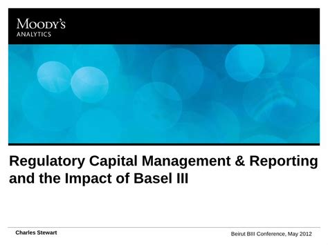 Pdf Regulatory Capital Management Reporting And The Impact