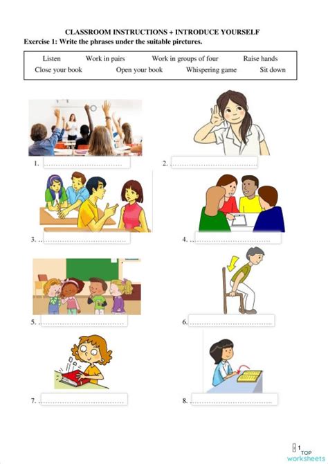 Gs5 Starter C U1 1 Class Instructions Introduce Yourself