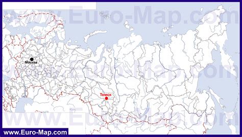 Карты Томска | Подробная карта города Томск с улицами и домами | Томск ...