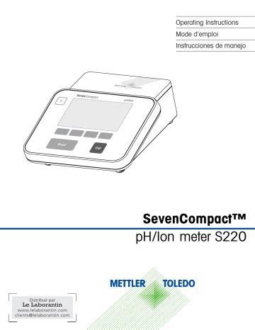 Mettler Toledo Sevencompact S Instrucciones De Manejo Manualzz