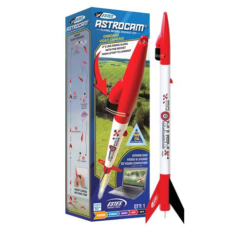 Model Rocket Kits Estes Astrocam Model Rocket Kit 25mm Rocket With