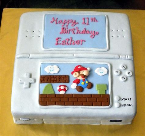 Nintendo DS Cake Video Game Cakes Video Games Birthday Party Video