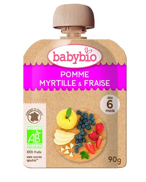 Piure De Mere Afine Si Capsuni 90g BabyBio Dr Max Farmacie