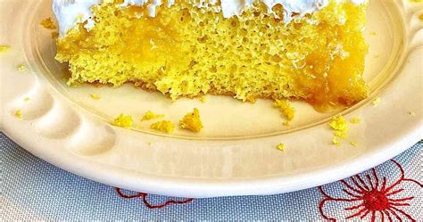 Lemon Curd Poke Cake Punchfork