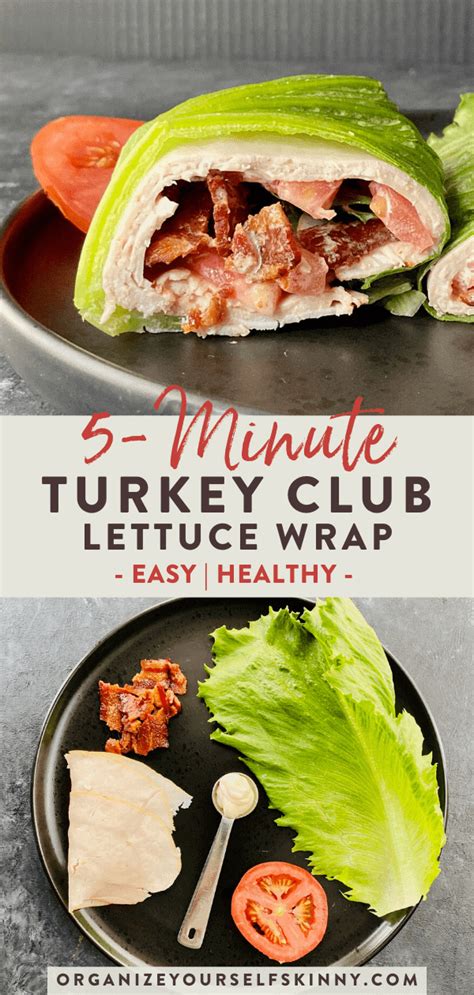 Healthy Low Carb Turkey Club Lettuce Wraps