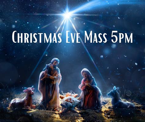 Christmas Eve Mass Sunday December Th At Pm With Pastor Jill